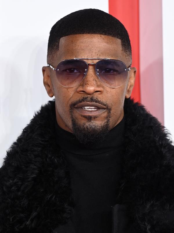 Headshot Of Jamie Foxx In The European premiere of 'Creed III'